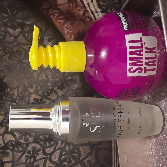 Sutra Rejuvenating Hair Serum & Bed Head Small Talk Thickening Cream - Picture 3 of 9